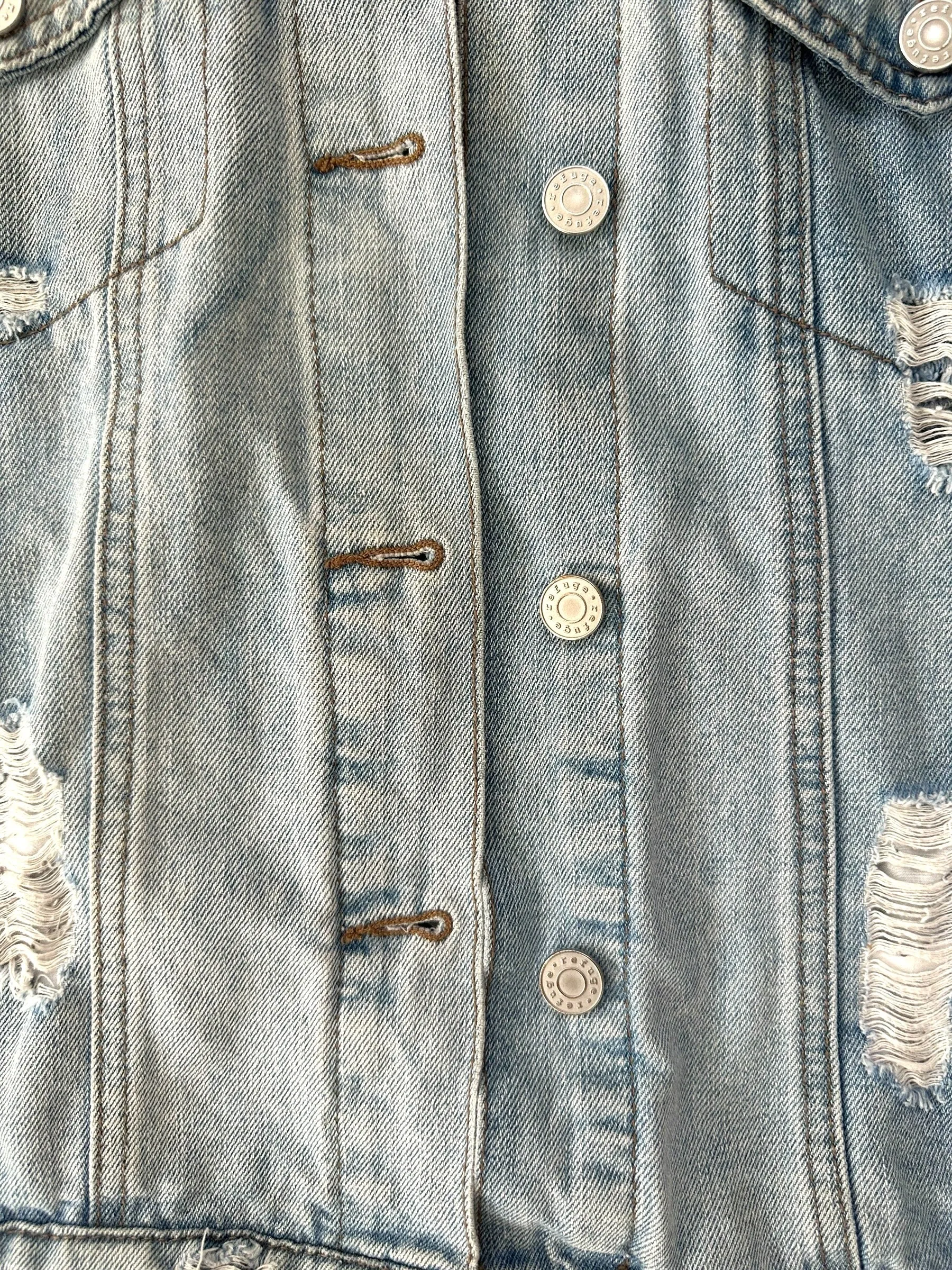 Distressed Denim Jacket