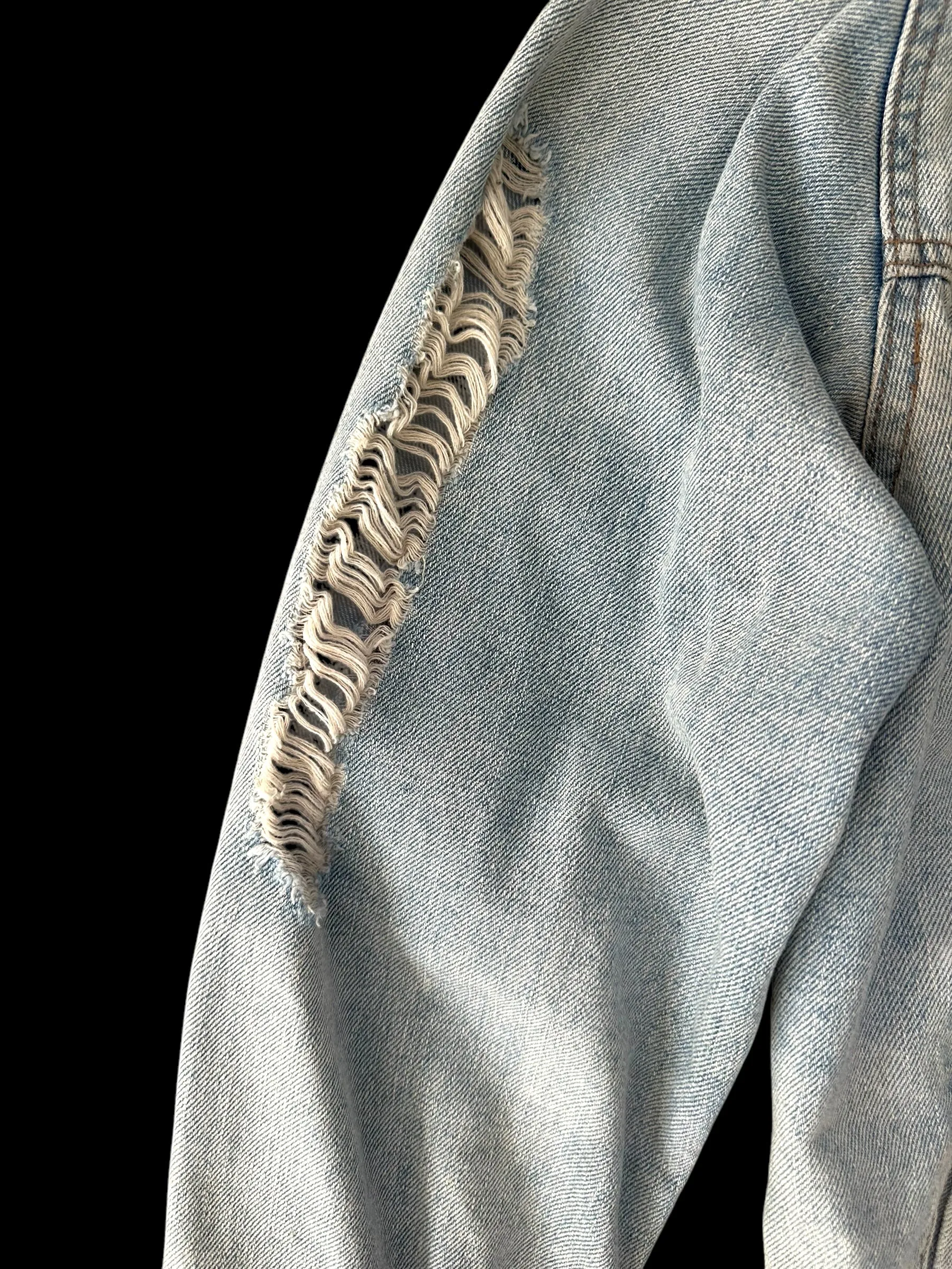 Distressed Denim Jacket