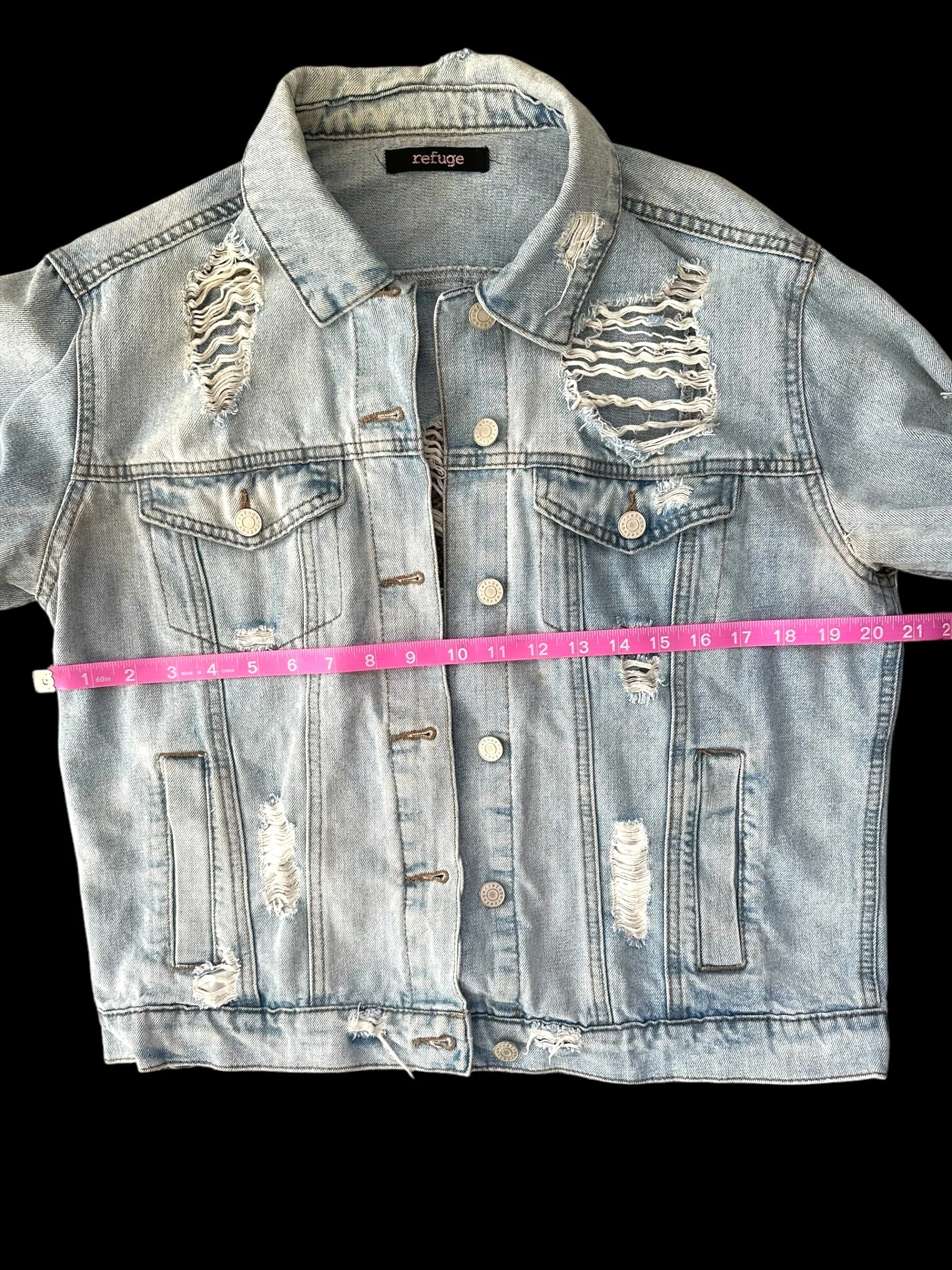 Distressed Denim Jacket