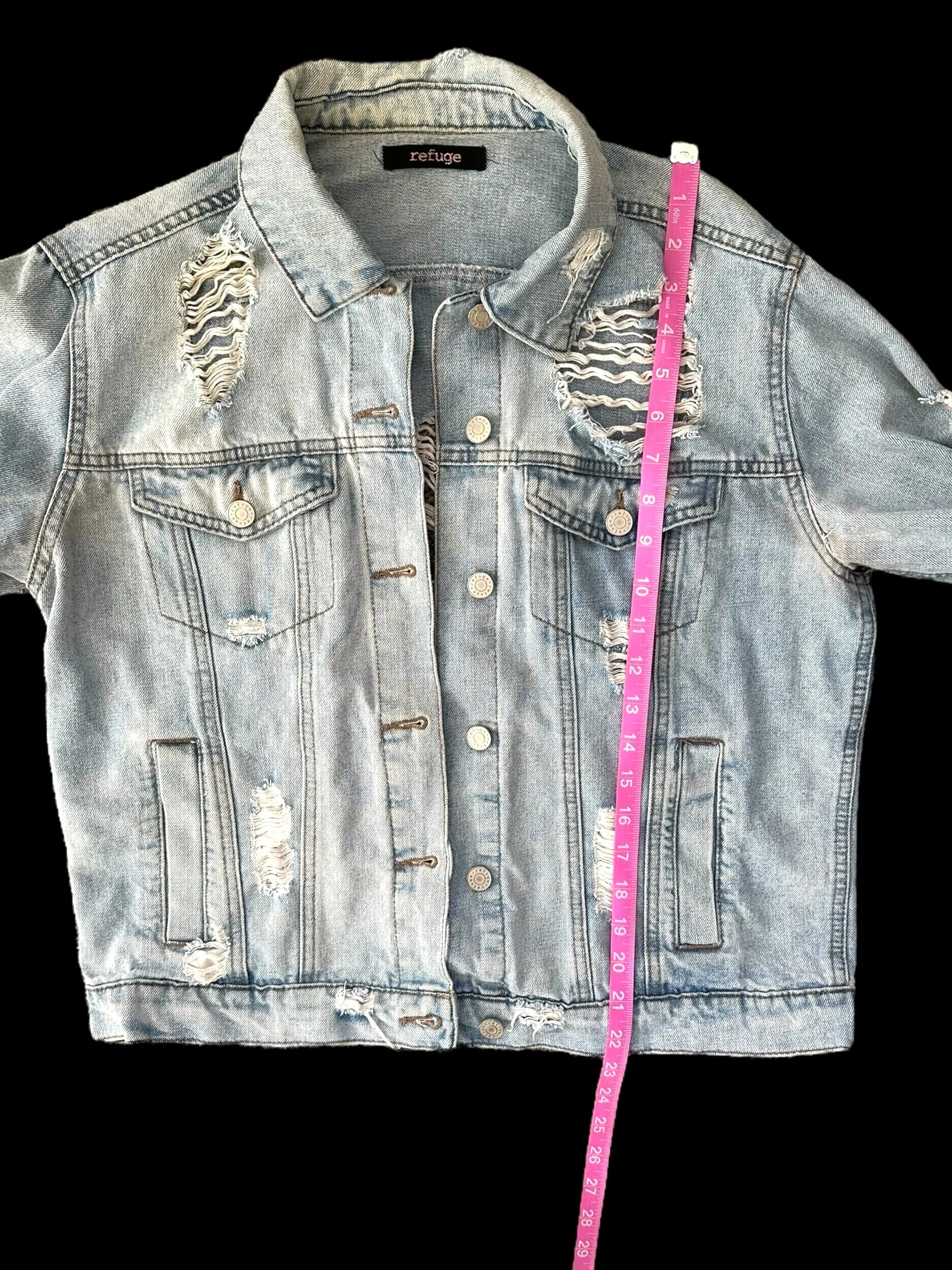 Distressed Denim Jacket