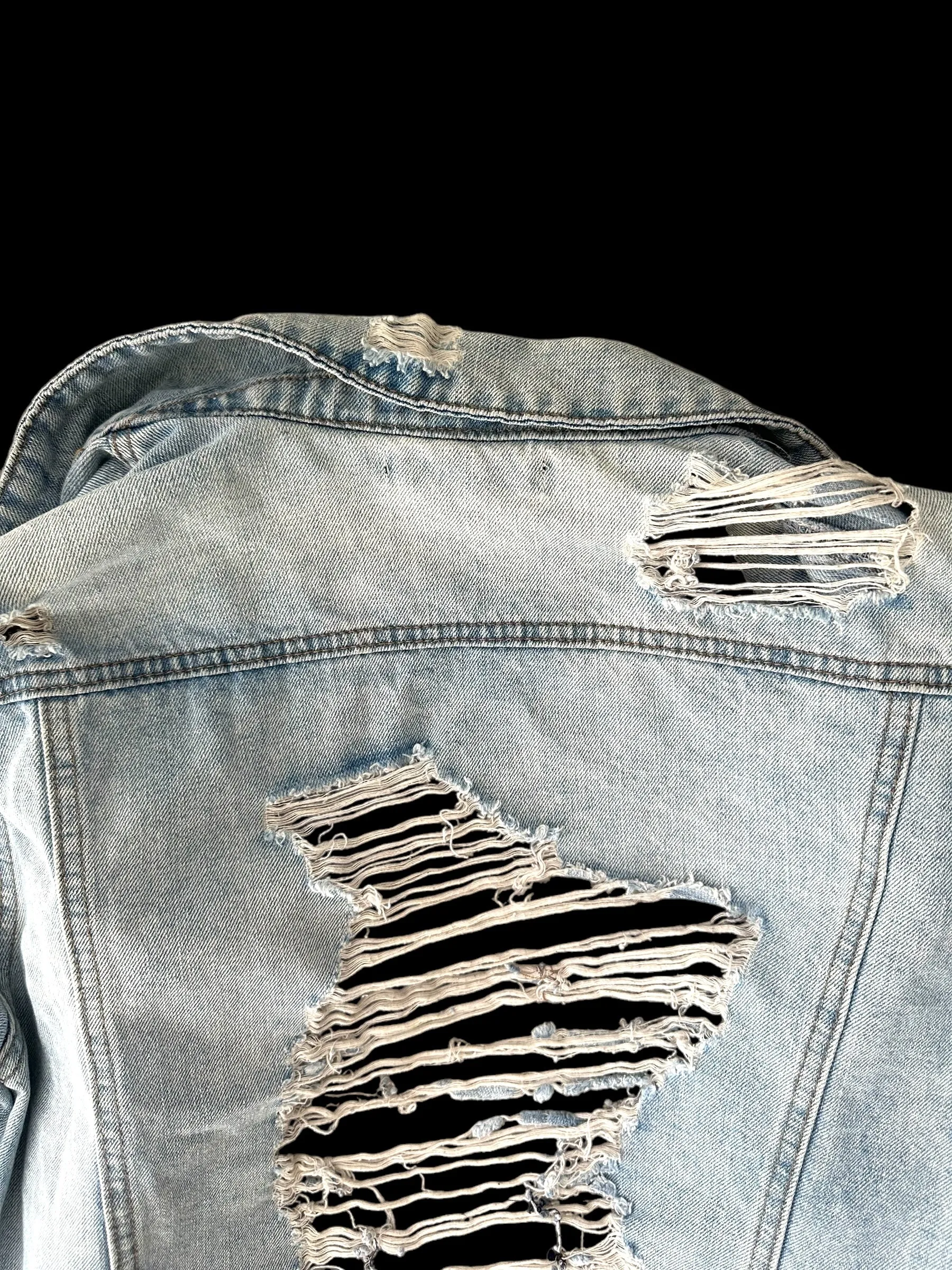 Distressed Denim Jacket
