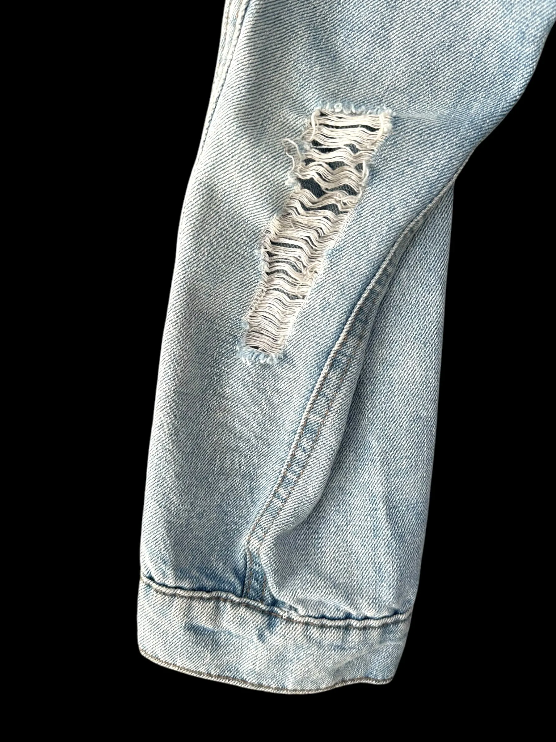 Distressed Denim Jacket
