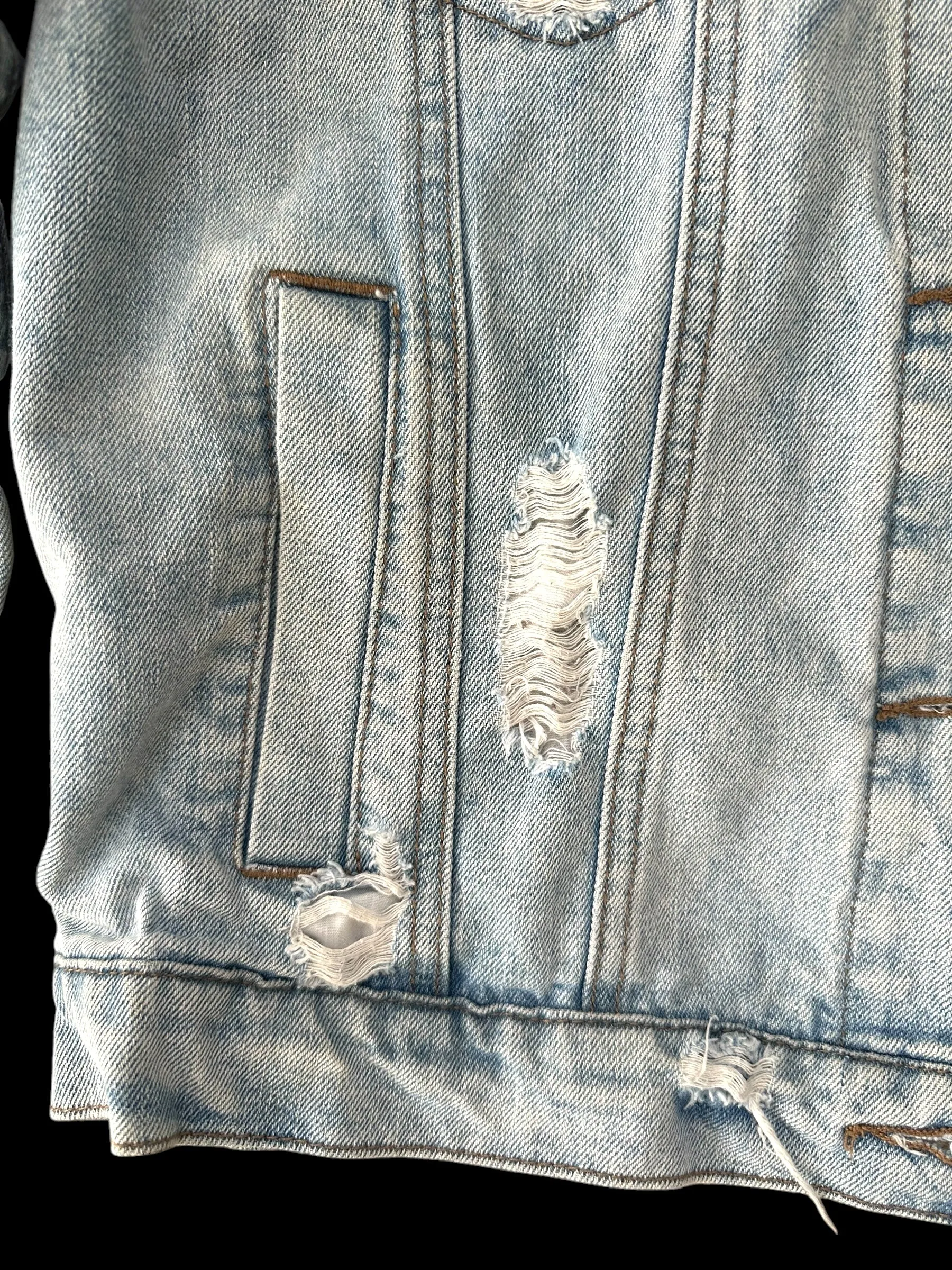 Distressed Denim Jacket