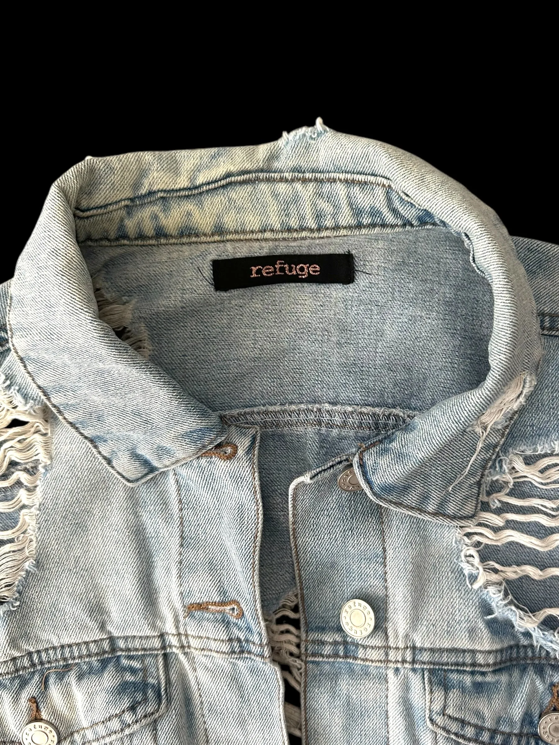 Distressed Denim Jacket