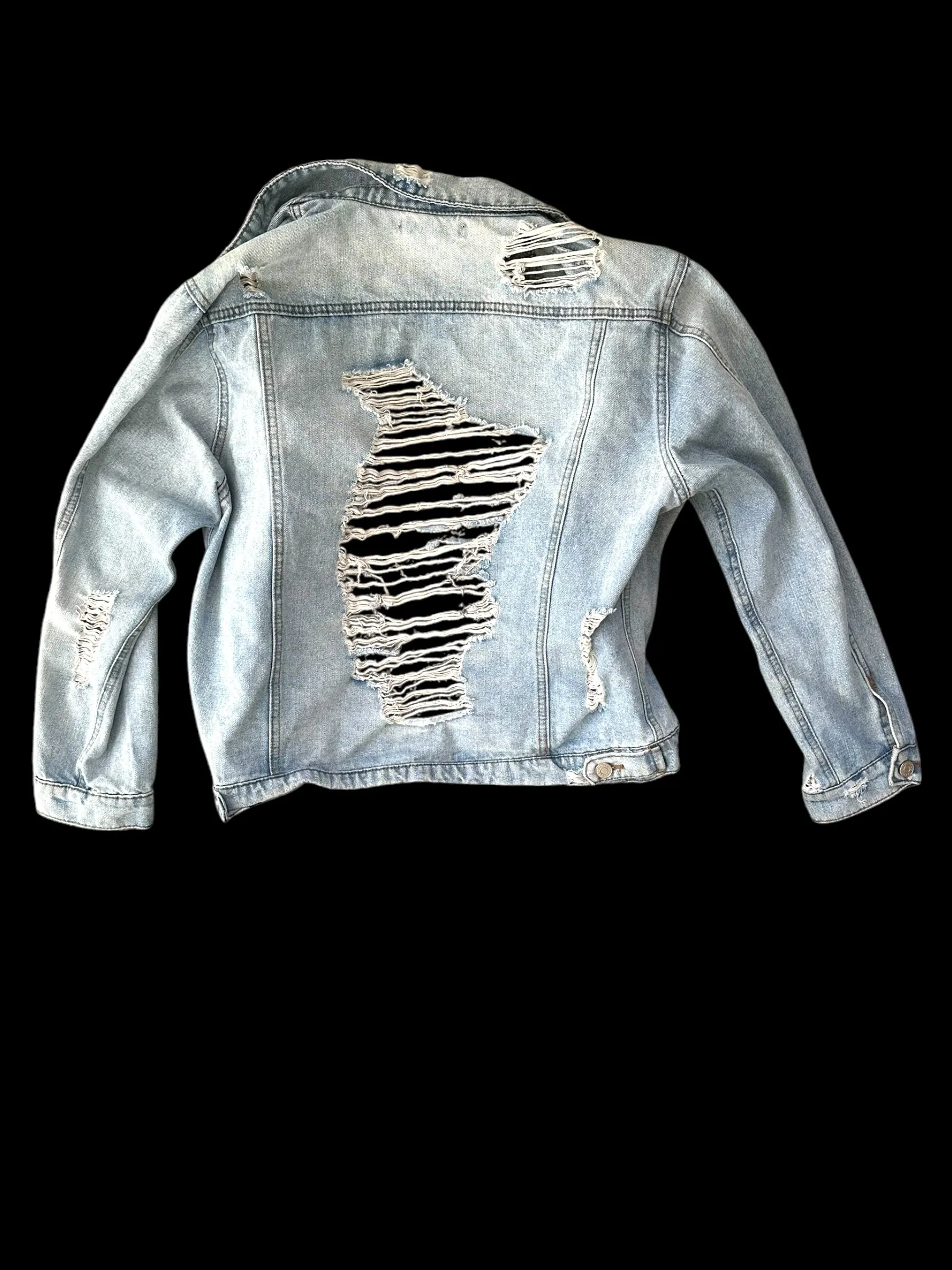 Distressed Denim Jacket