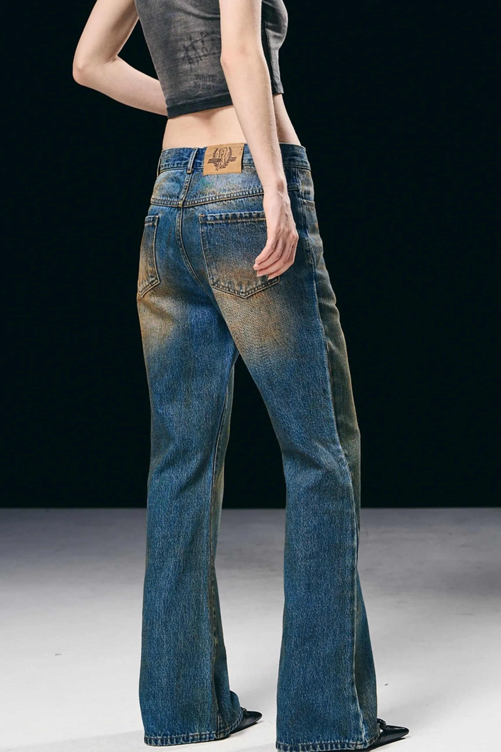 Distressed Denim Jeans