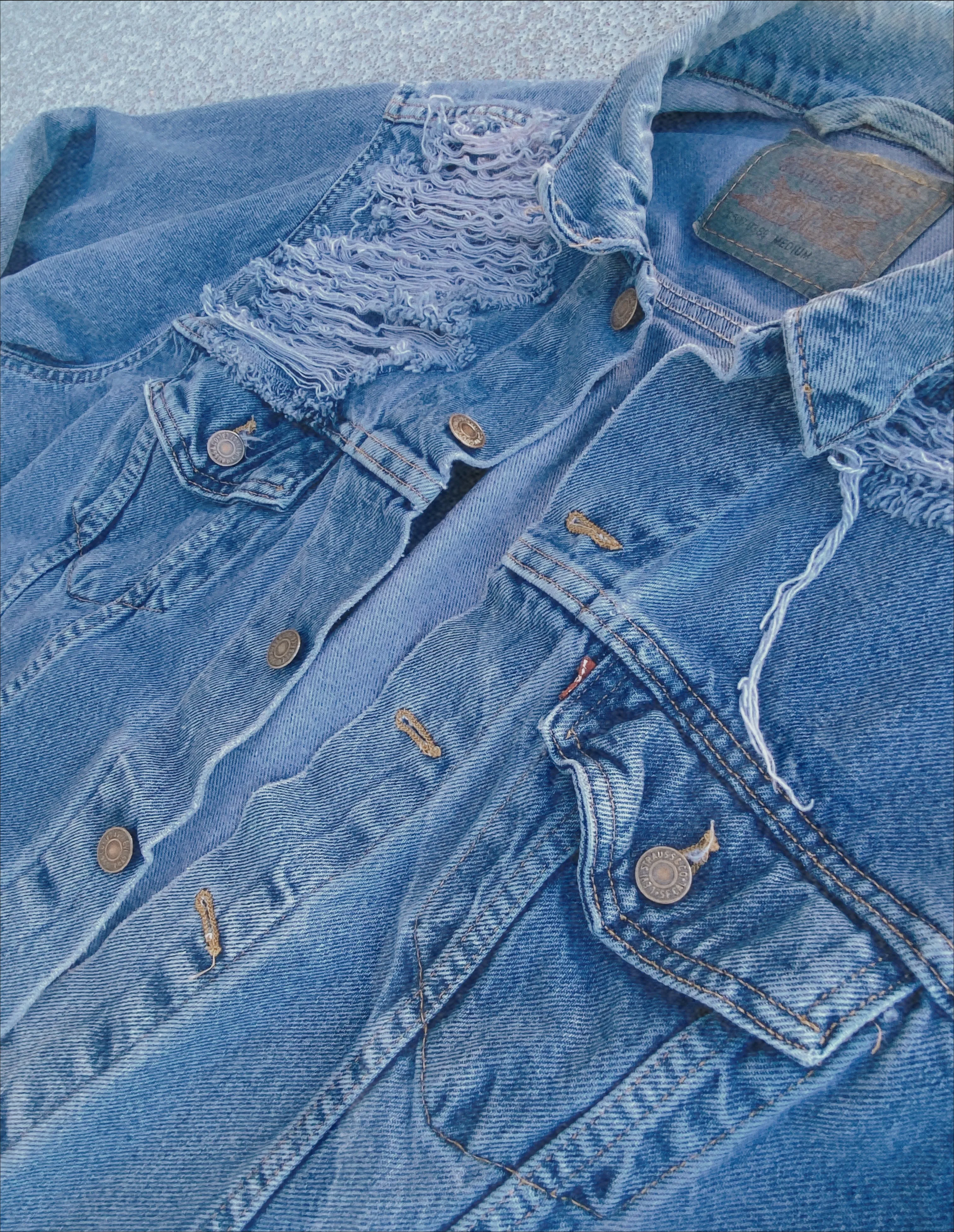 Distressed Levi’s Jacket