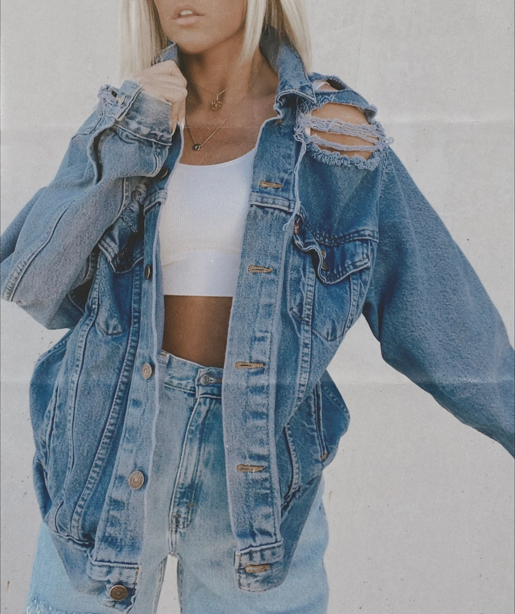 Distressed Levi’s Jacket