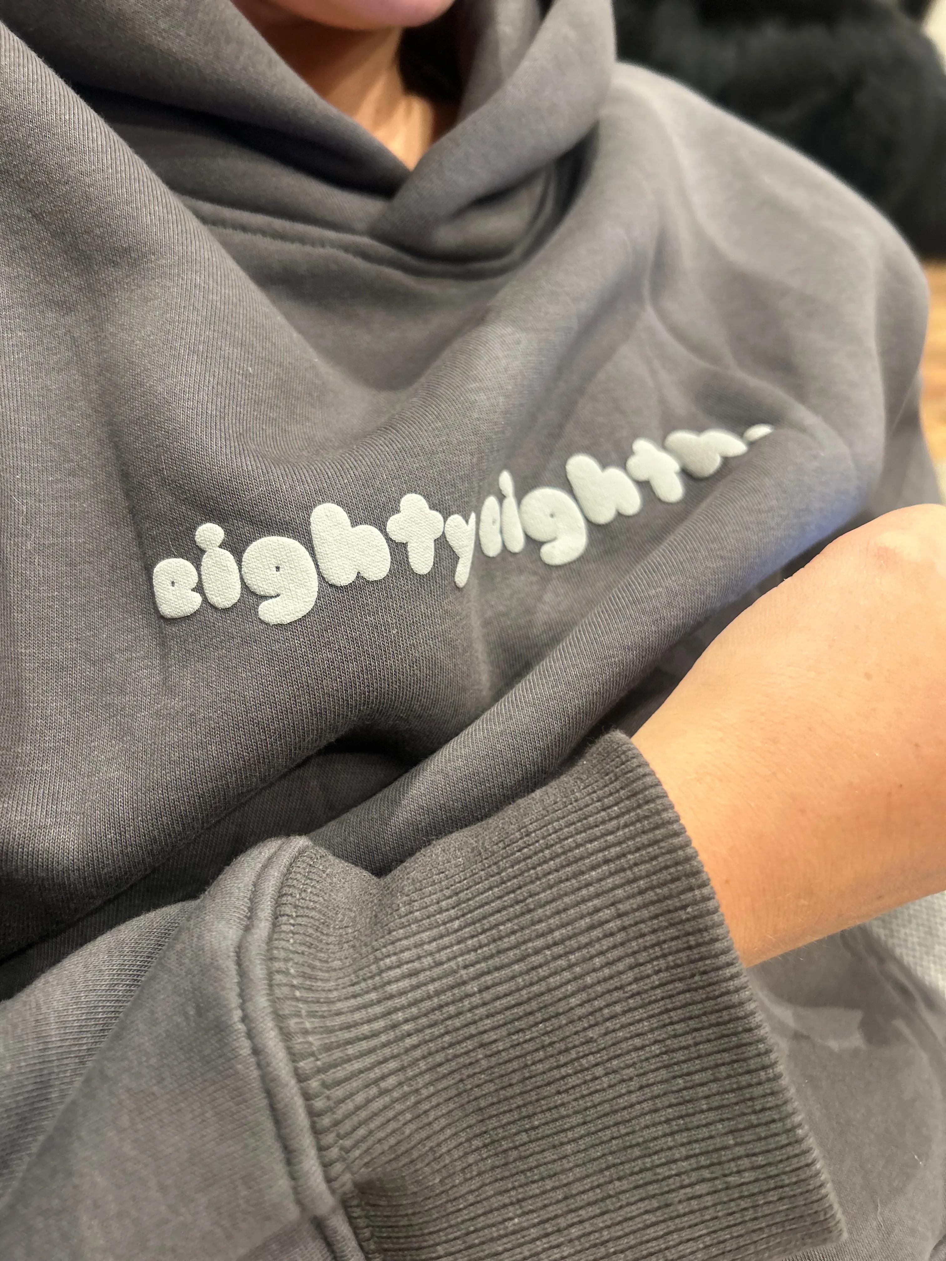 'DOUBLE GREY' Oversized Hood