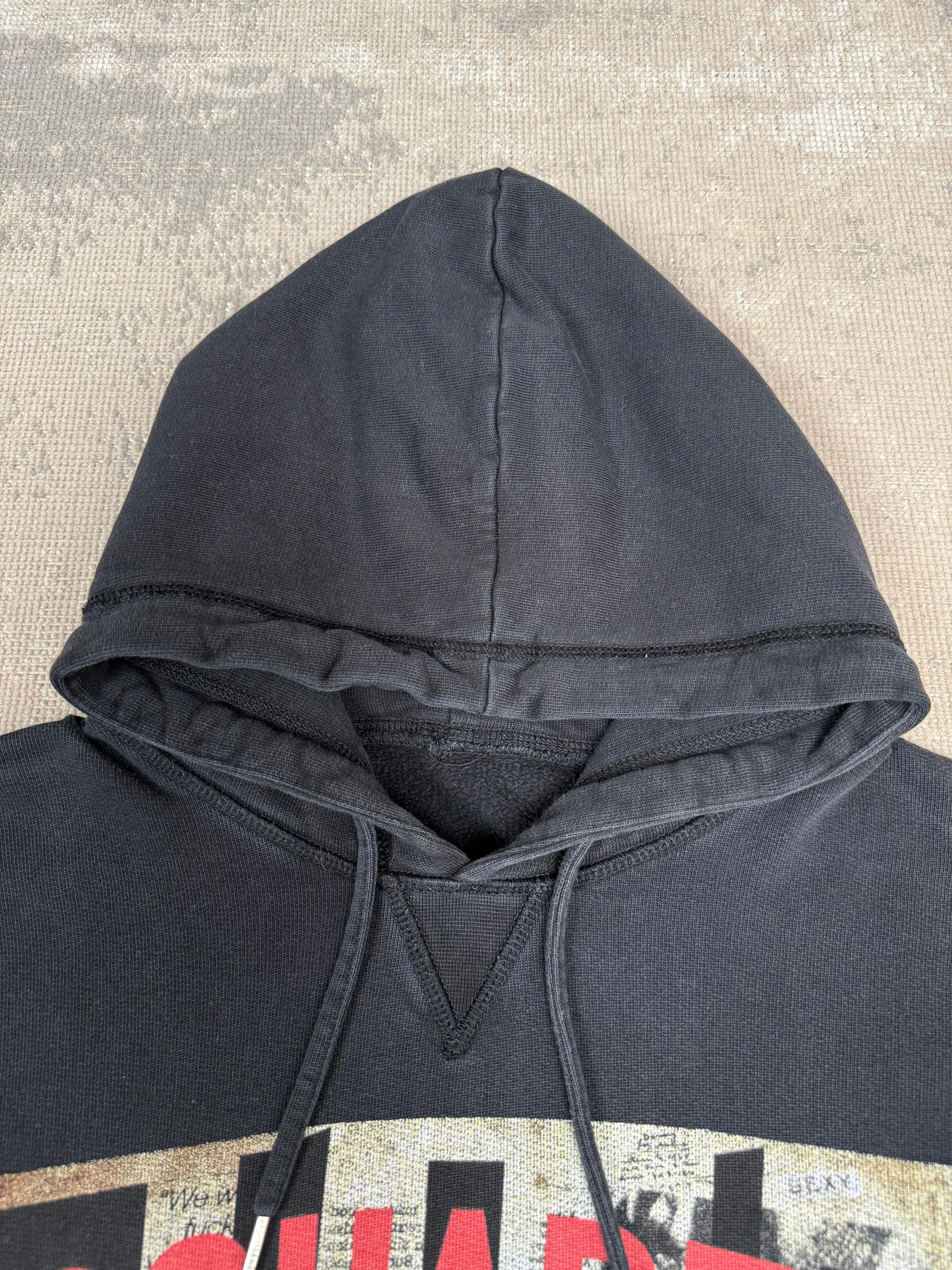 Dsquared2 Graphic Hoodie - Black