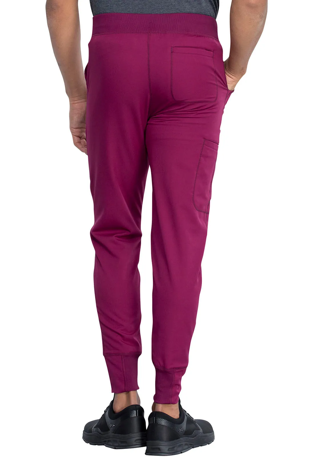 Dynamix DK040 Men's Natural Rise Jogger Wine