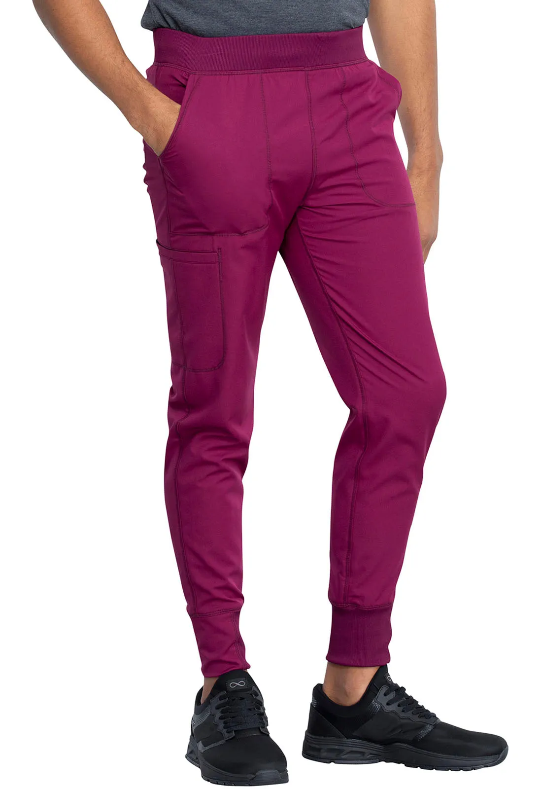 Dynamix DK040 Men's Natural Rise Jogger Wine