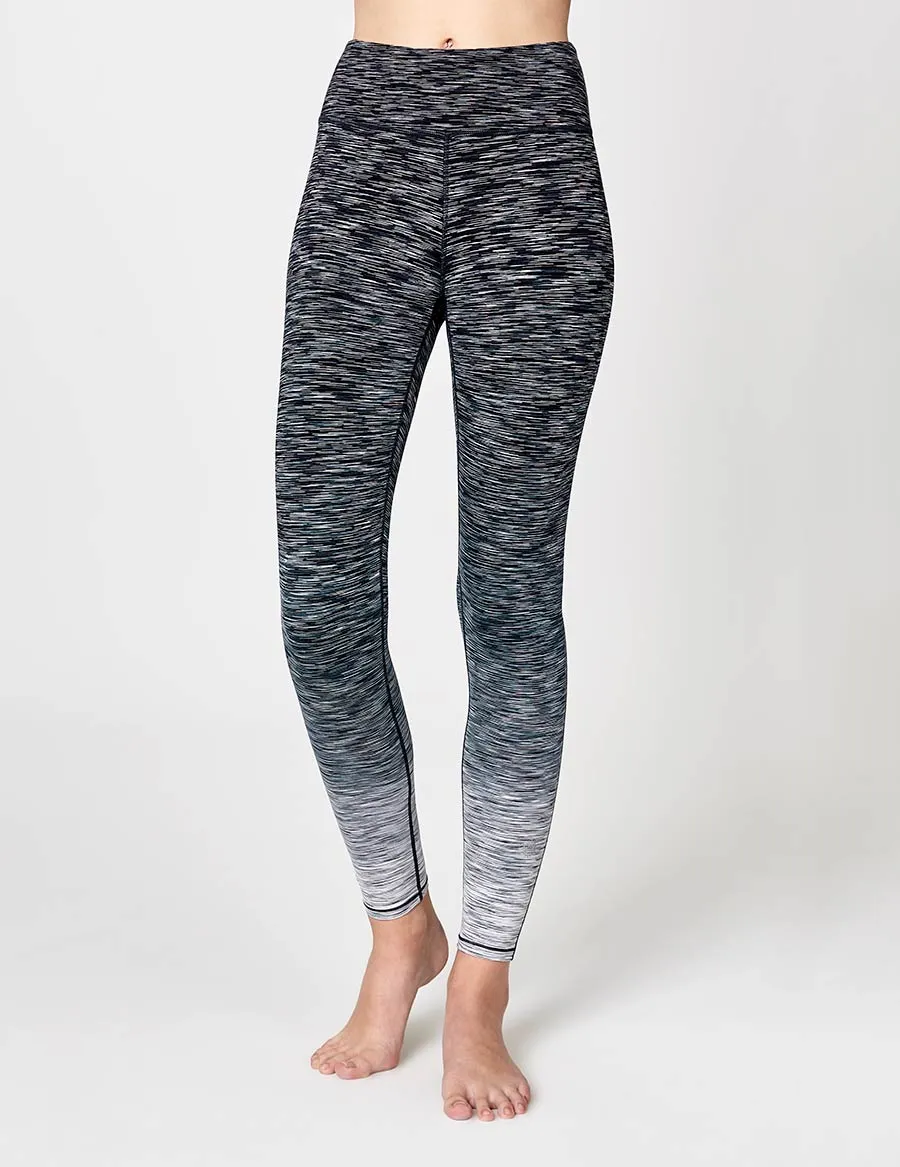 easyoga LA-VEDA Conflux Tights - D59 Layer Gray Stripe
