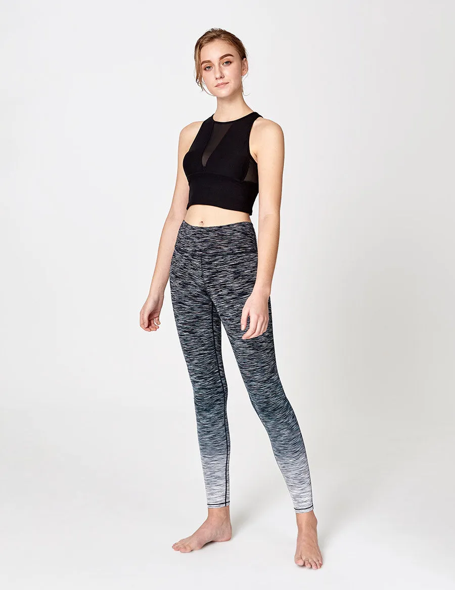 easyoga LA-VEDA Conflux Tights - D59 Layer Gray Stripe