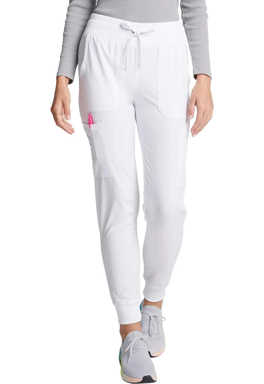 EDS Essentials DK065 Mid Rise Jogger White