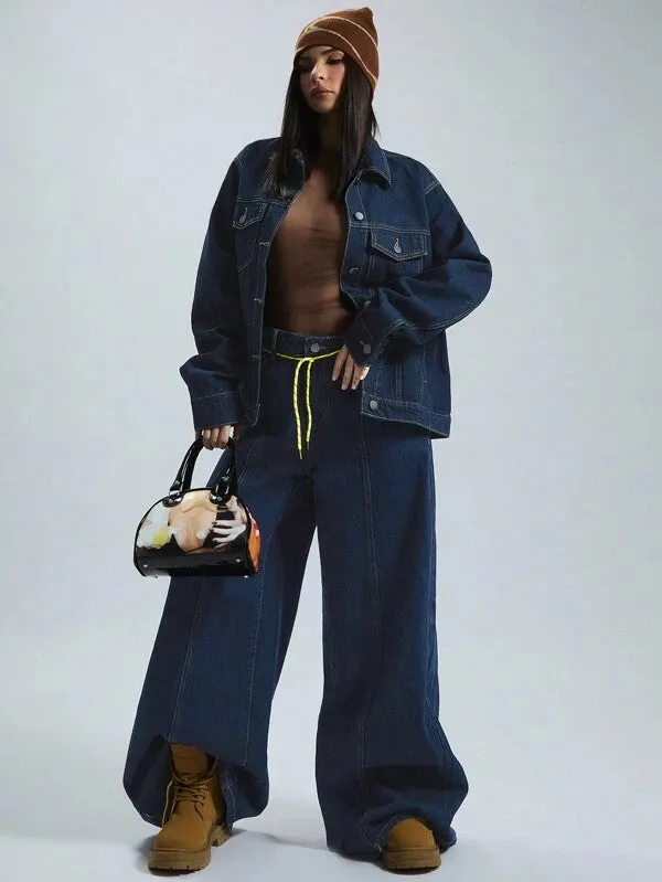 Elara | Oversized Denim Jacket