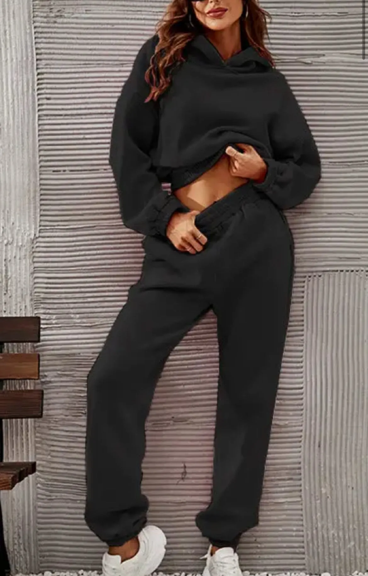 Elastic Waist Jogging Sweat Pants