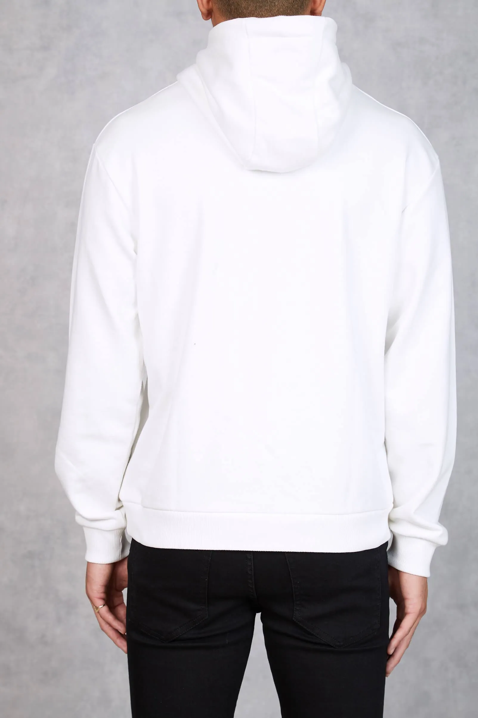 Elevate Print Hoodie - White