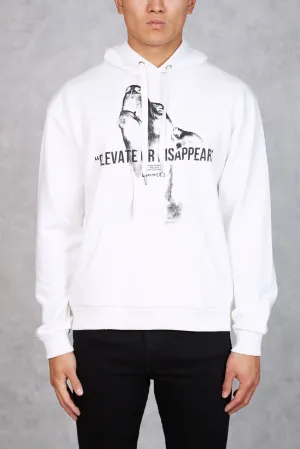 Elevate Print Hoodie - White