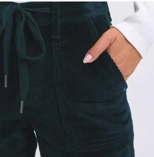 Emerald Cuffed Corduroy Joggers