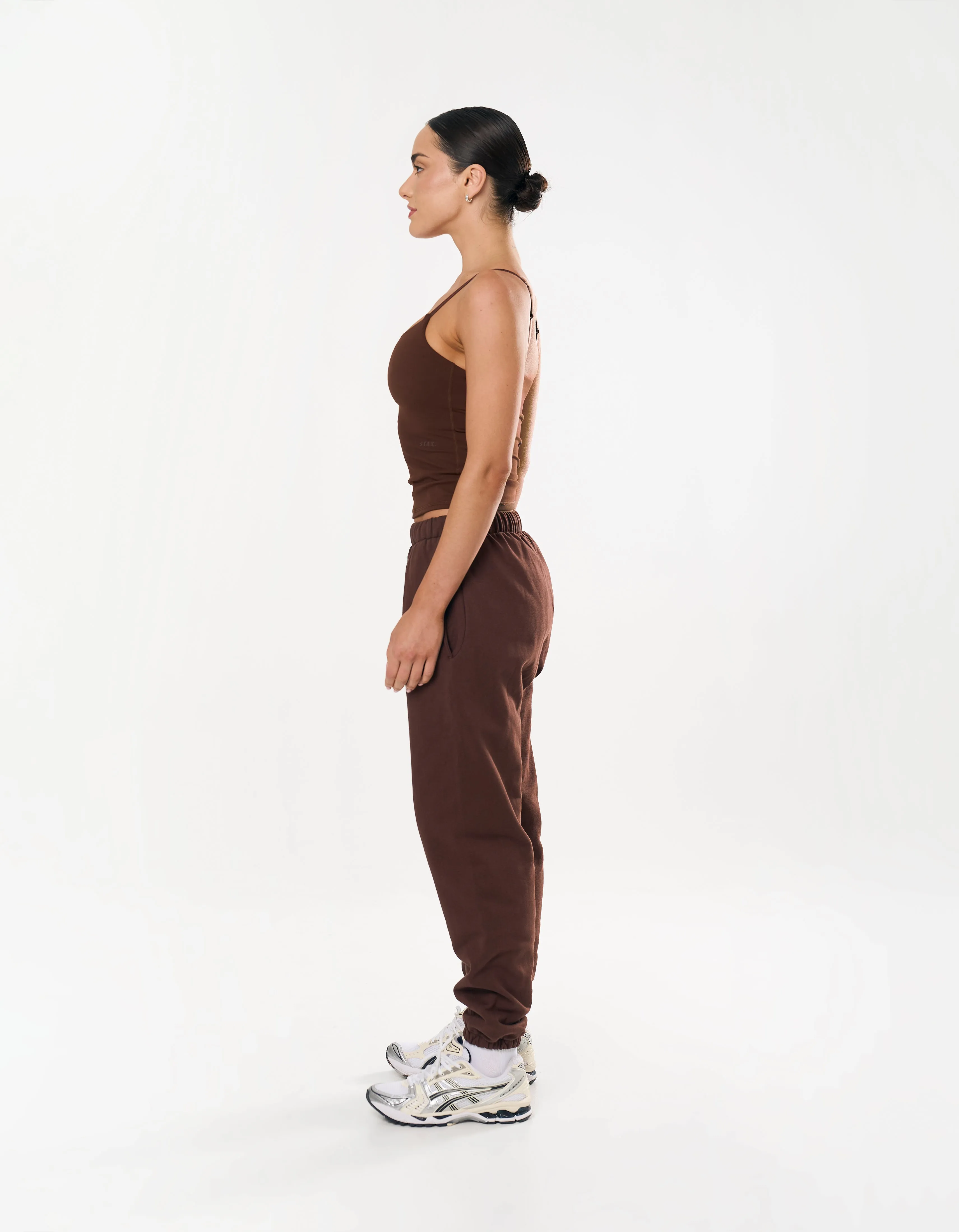 Essential Cuffed Jogger - Chocolate