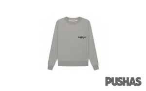 ESSENTIALS Pull-Over Crewneck 'Dark Oatmeal' SS21
