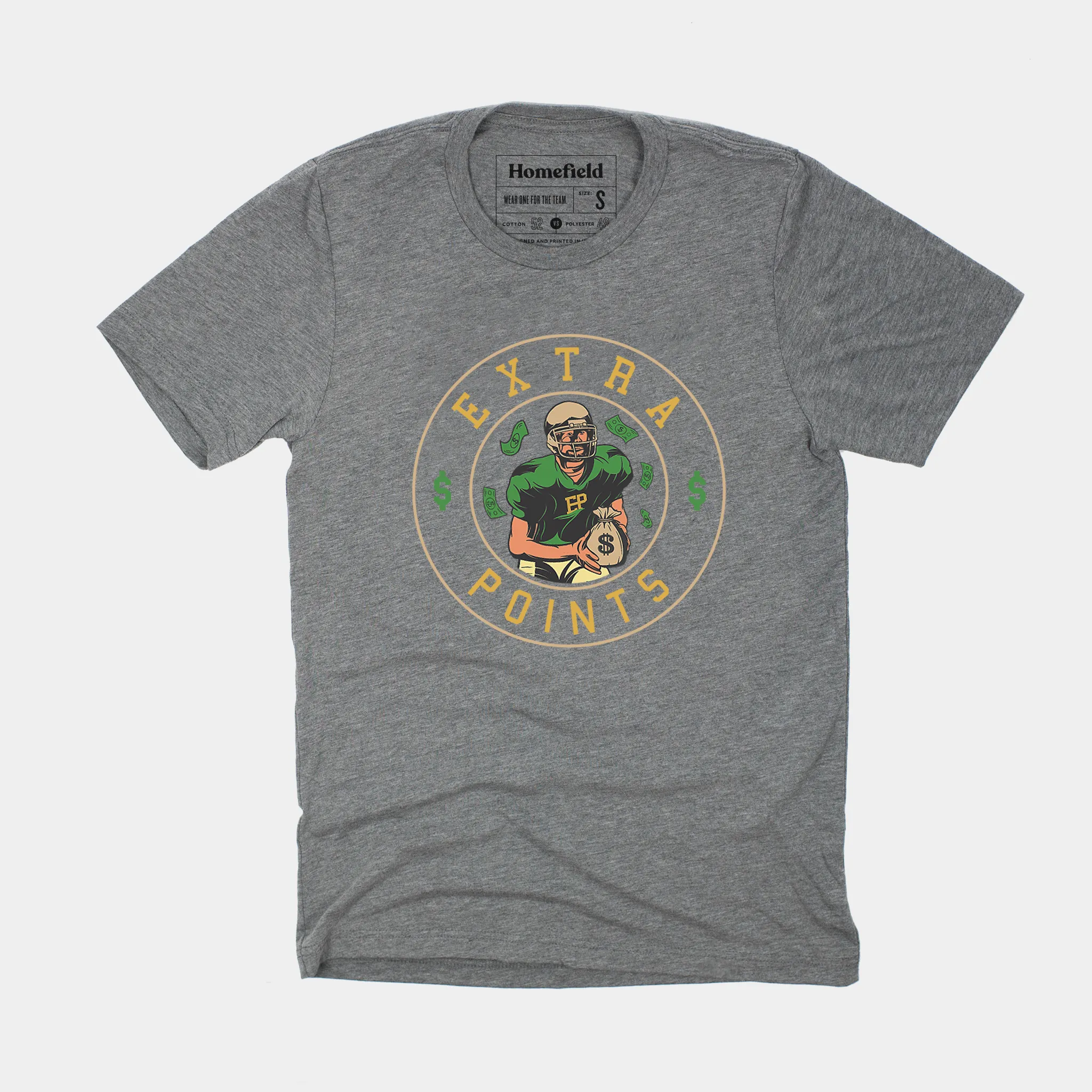 Extra Points Logo Tee (Grey)