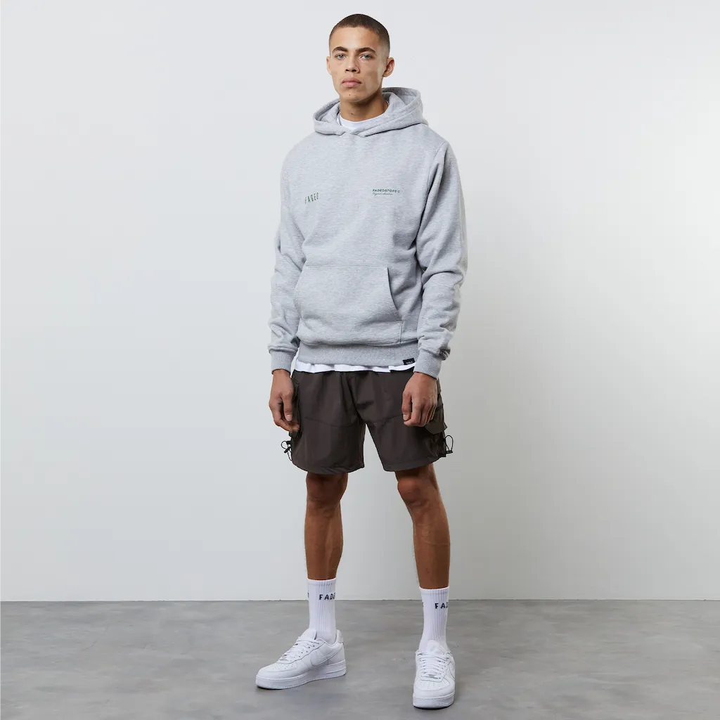 Faded Original Sessions Hoodie Grey Melange