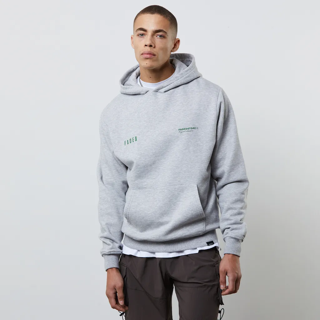 Faded Original Sessions Hoodie Grey Melange
