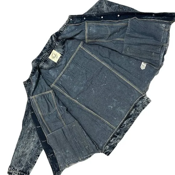 Fantastic Fawn Blue Jean Jacket Relaxed Fit Distressed Denim Jacket  IFJ10544