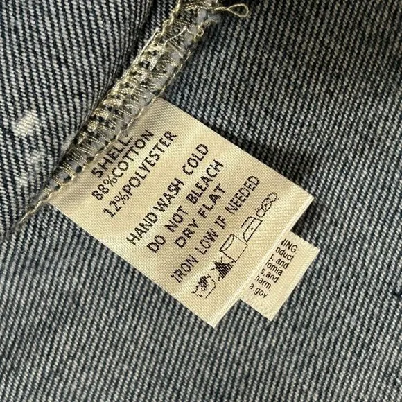 Fantastic Fawn Blue Jean Jacket Relaxed Fit Distressed Denim Jacket  IFJ10544