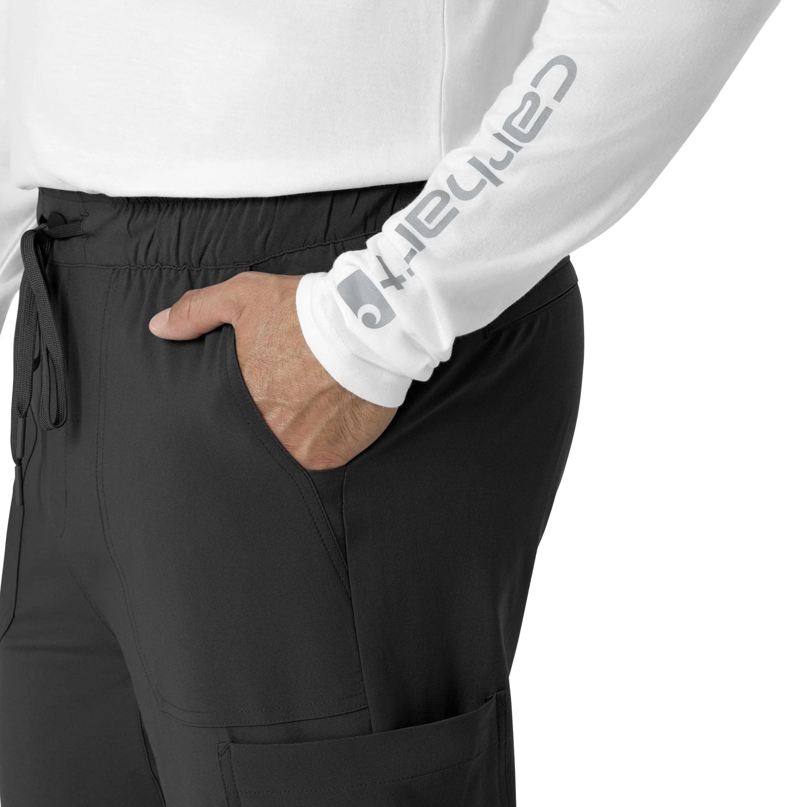 Force Cross-Flex C56310 Men's Jogger Scrub Pants Black