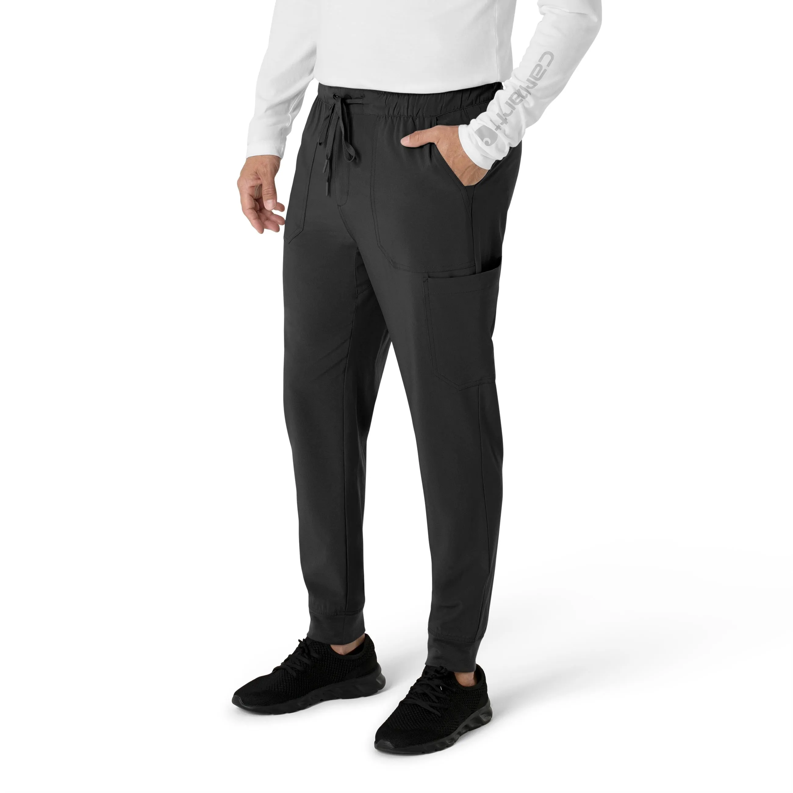 Force Cross-Flex C56310 Men's Jogger Scrub Pants Black