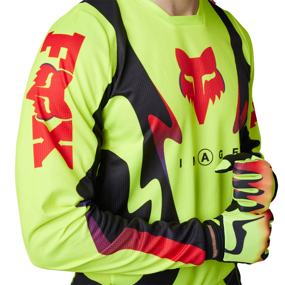 FOX 180 KOZMIK JERSEY [FLO YELLOW]