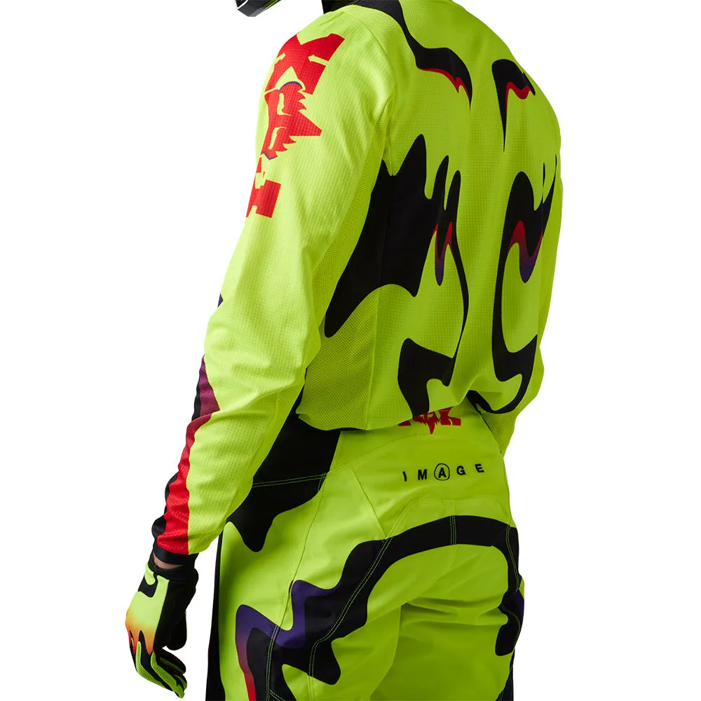 FOX 180 KOZMIK JERSEY [FLO YELLOW]