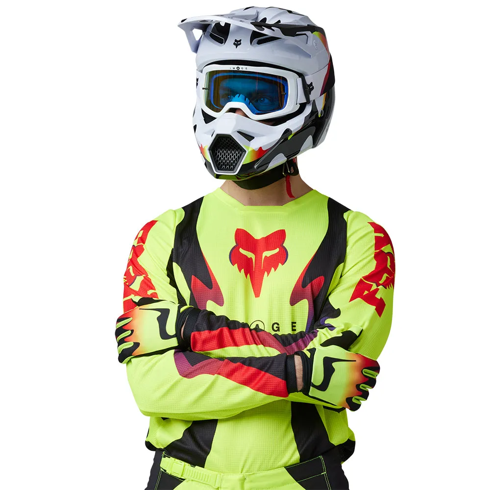 FOX 180 KOZMIK JERSEY [FLO YELLOW]