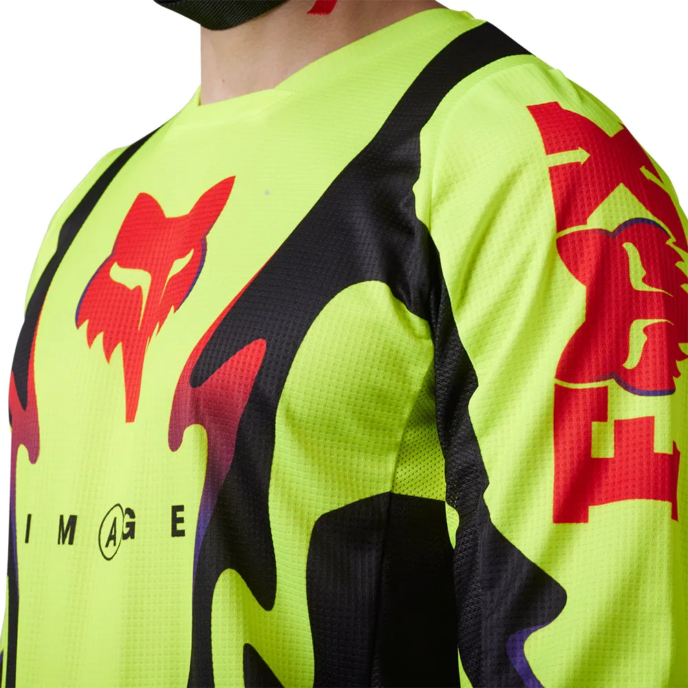 FOX 180 KOZMIK JERSEY [FLO YELLOW]