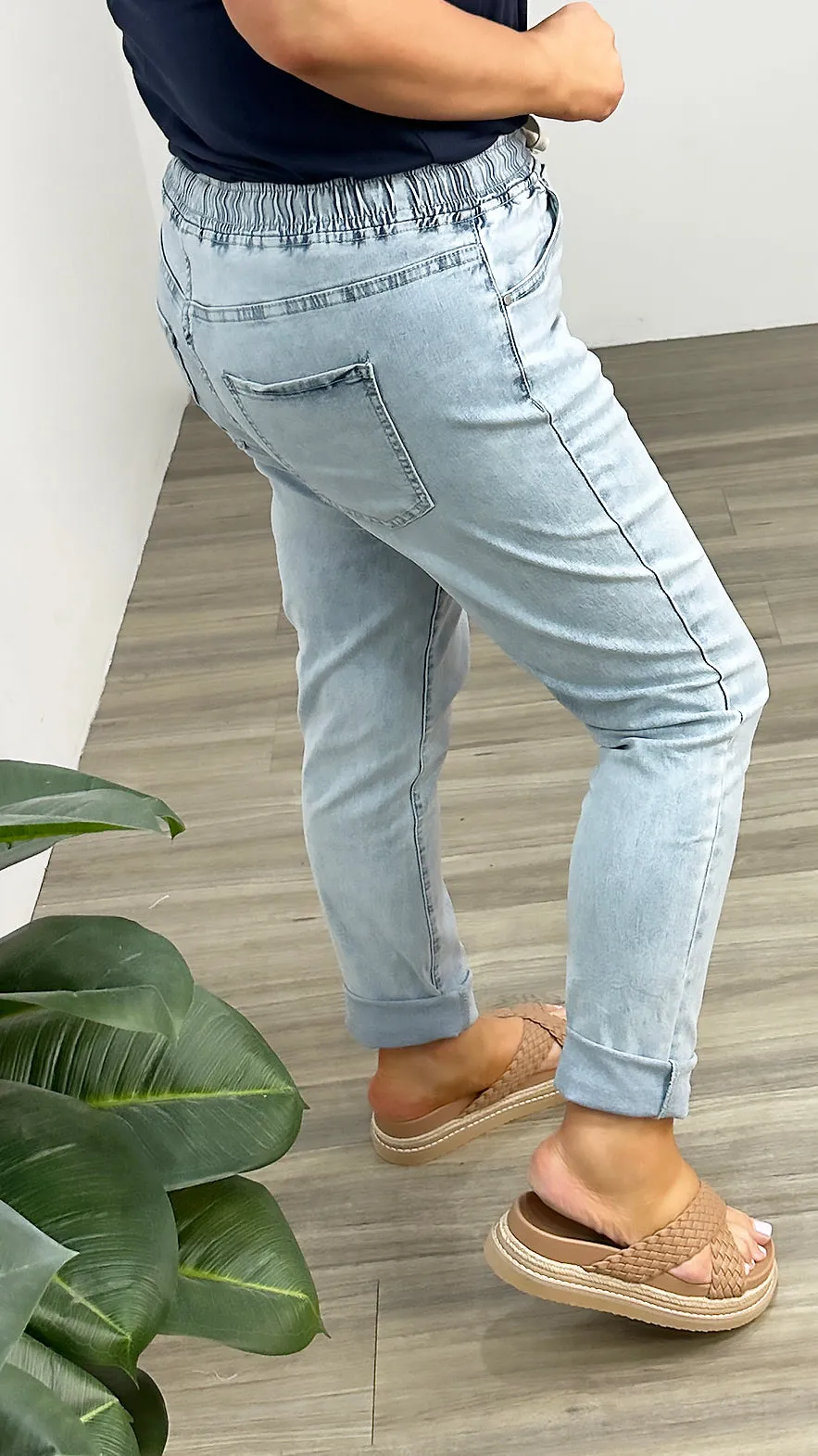 Foxwood Juliette Jogger Jean Pale Blue