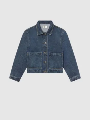 Frame The Patch Pocket Jacket in Noble