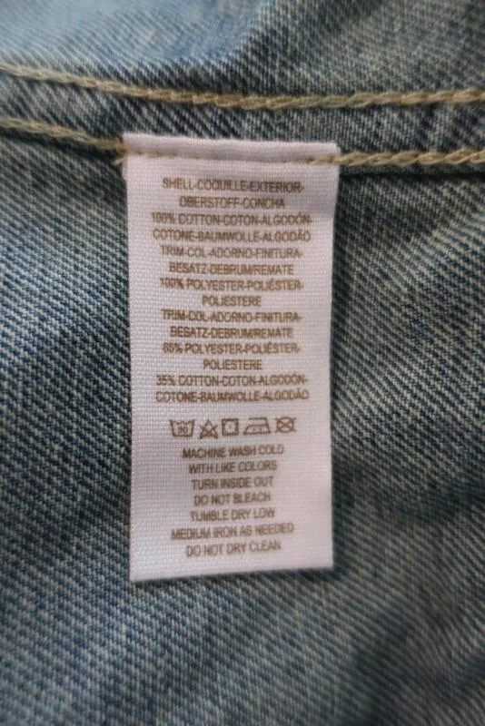 Free People Baja Denim Jacket Size 2 Distressed Jean Jacket
