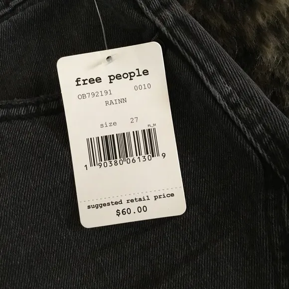 Free People Denim A-line Skirt in Rainn