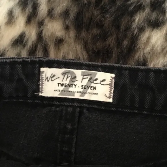 Free People Denim A-line Skirt in Rainn