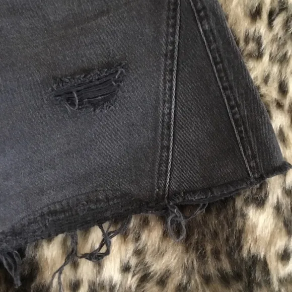 Free People Denim A-line Skirt in Rainn
