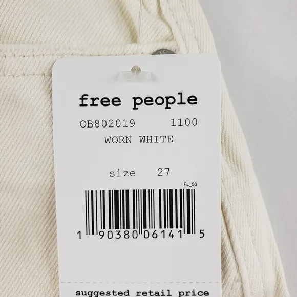 Free People Destroyed Denim Mini Skirt