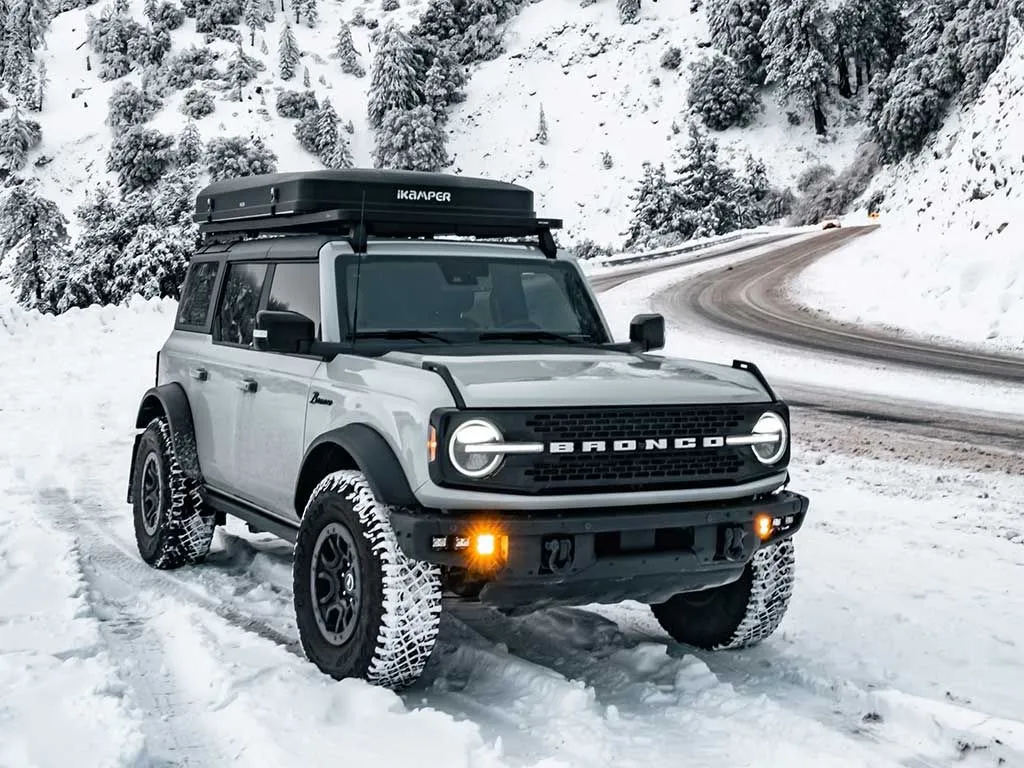 FRONT RUNNER - FORD BRONCO 4 DOOR W/HARD TOP (2021-CURRENT) SLIMLINE II ROOF RACK KIT - KRFB004T