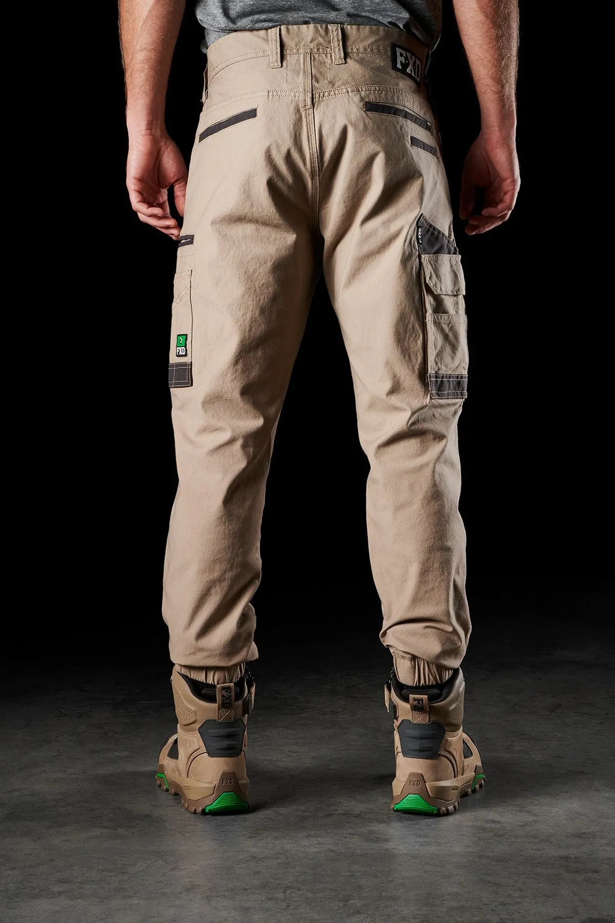 FXD Men's WP-4 Stretch Cuff Work Pants - Khaki