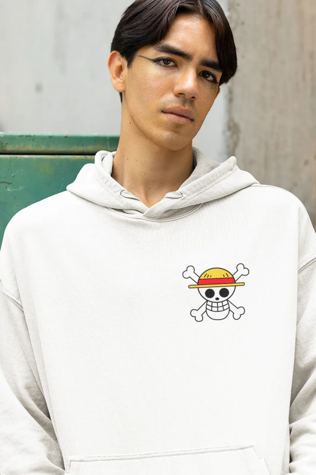 Gear 5 monkey D Luffy laughing Oversized Hoodie