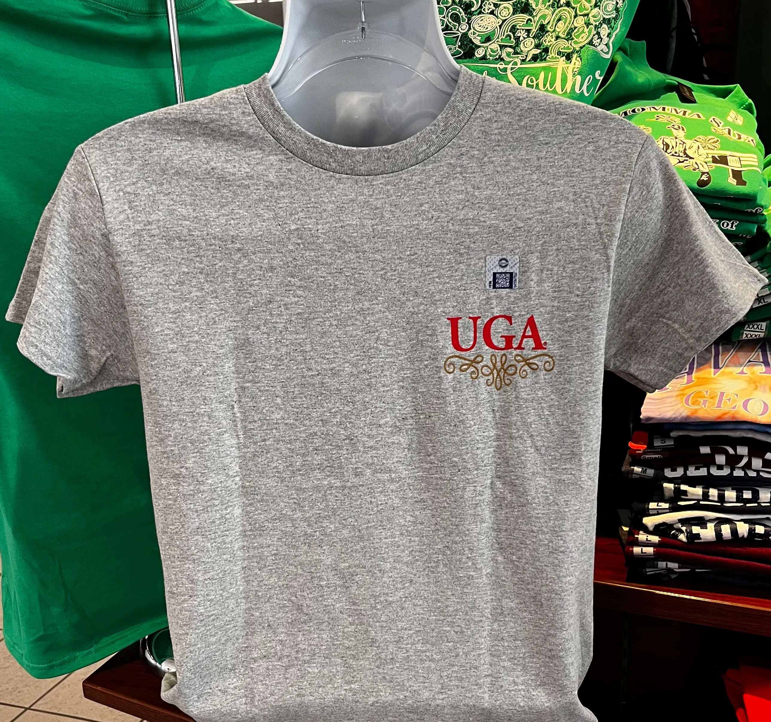 Georgia Bulldogs T-shirt - “Fairest in the Southland Graphic Tee” (Short Sleeve Sport Gray)