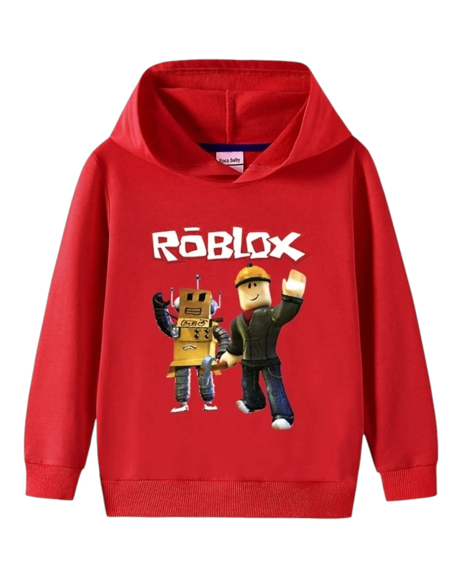 Girls' Graphic Hoodie with Roblox Design