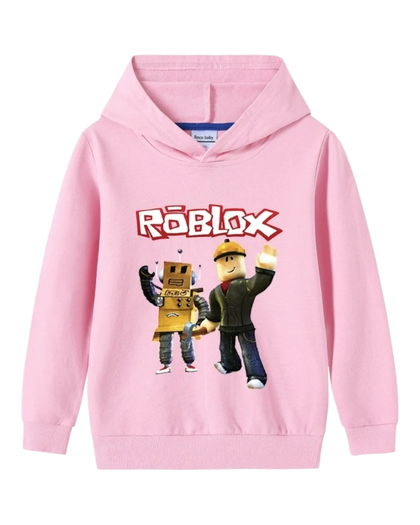 Girls' Graphic Hoodie with Roblox Design
